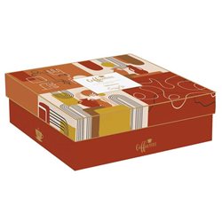 סט 6 כוסות+תחתית terracotta