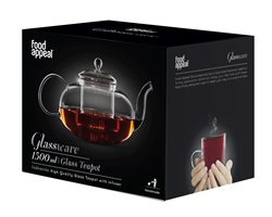 קומקום תה מזכוכית 2 ליטר INDONNESIA