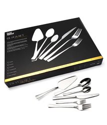 סט סכו"ם נירוסטה איכותי 61 חל' CRYSTALIN FLAT