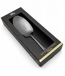 כף אורז להגשה נירוסטה איכותית בצבע שחור