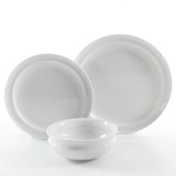 סט צלחות לבן HILLINGTON 12 חלקים (4 סועדים)