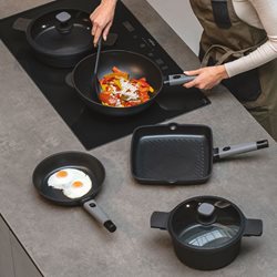 מחבת 28 COOK & SPACE + מכסה