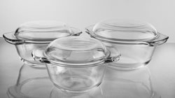 סירי זכוכית עגולים סט 3 סולתם