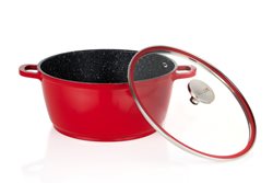 סיר אדום אלומיניום Nova סולתם 4.4 ליטר - 24*11.5 ס"מ