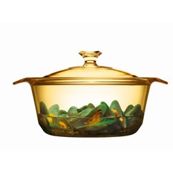 סיר זכוכית 2.8 ל' + מכסה, Visions Flair