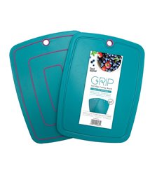 משטח חיתוך לארג' 38x29 ס"מ GRIP כחול מבית FOOD APPEAL