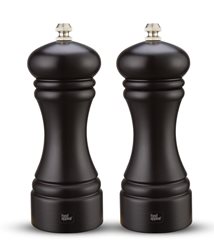 זוג מטחנות מלח\פלפל עץ אלון שחור