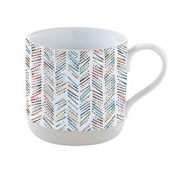 מאג פורצלן camouflage עצמות דג צבעוני 375 מל